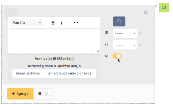 GLPI - Mensaje privado.png